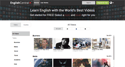 Desktop Screenshot of class.englishcentral.com