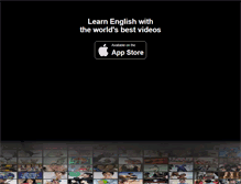 Tablet Screenshot of class.englishcentral.com